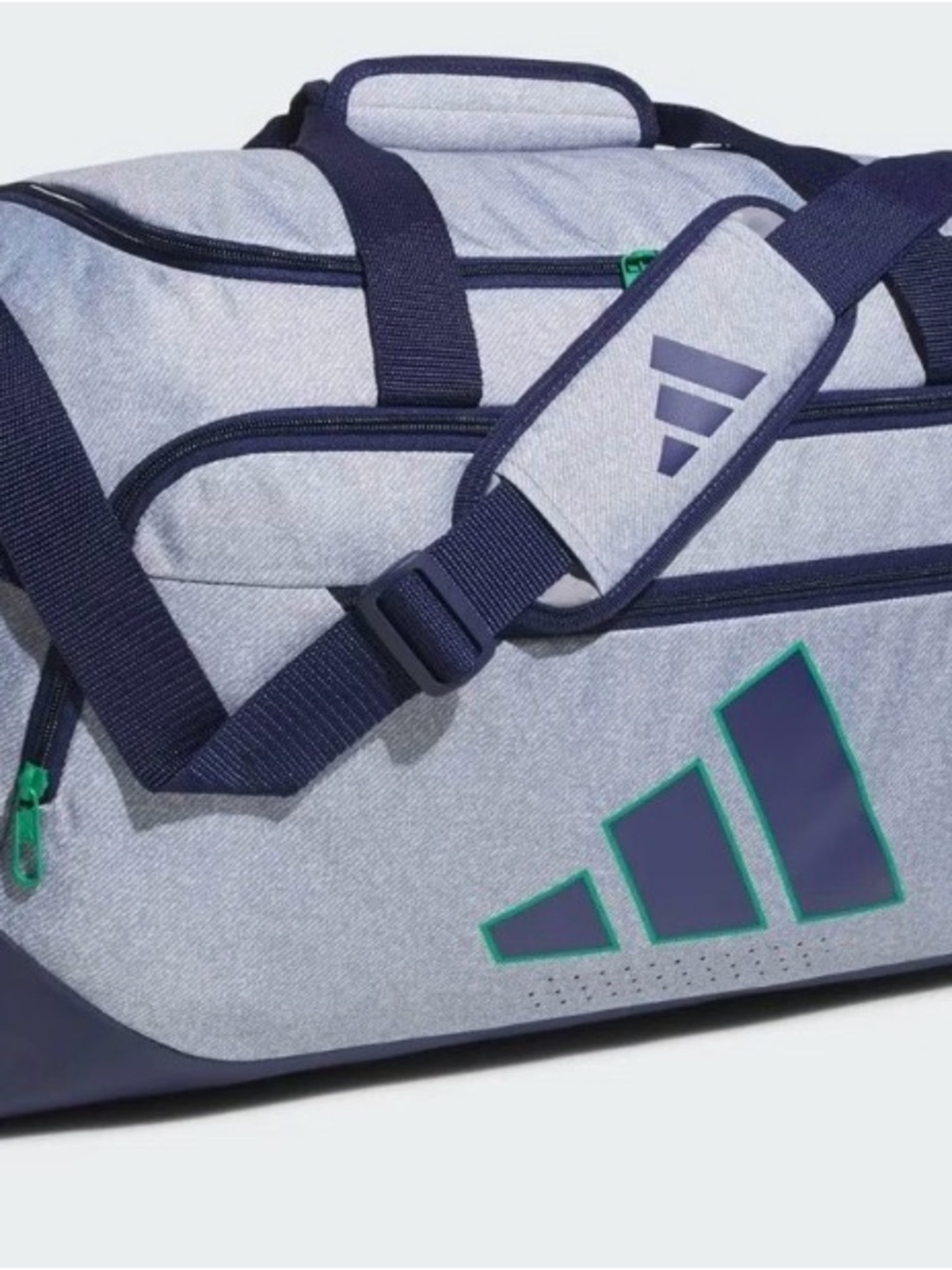 Adidas defender 5 medium navy Blue duffel bag navy blue gray